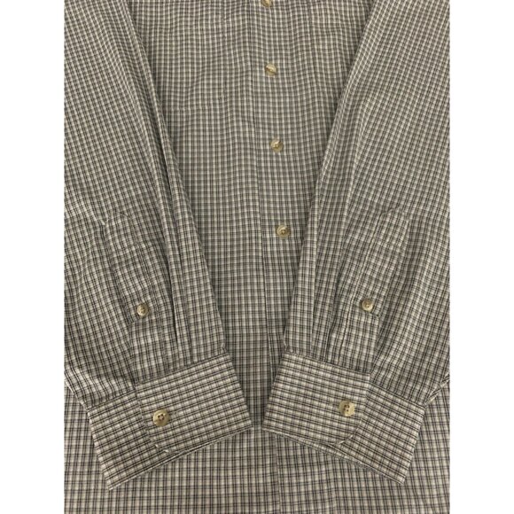 Arrow Mens Houndstooth Checkered  Button-Up Long Sleeve Shirt Size XL - Picture 10 of 13